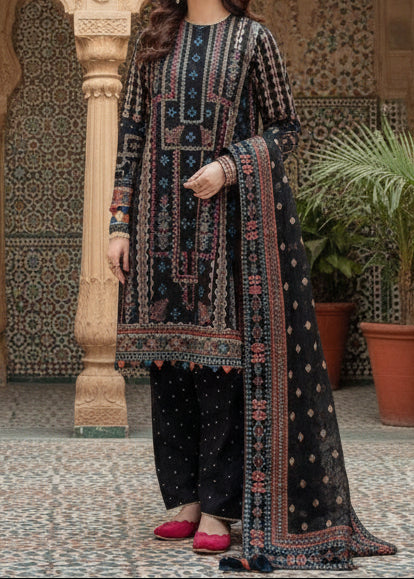 Grace W19- Embroidered 2pc marina dress