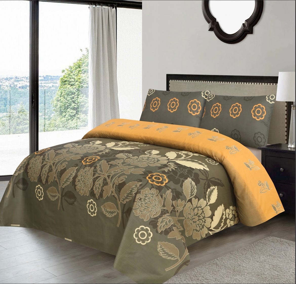 Emerald Grace -FL721 - BedSheet Set